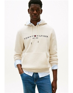 Толстовка LOGO - Hoodie, кремовый Tommy hilfiger