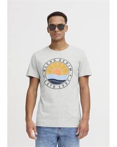 Футболка с принтом BHBAMMER, серый Blend