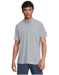 Поло Golf Go-To Printed Stripe Golf Polo Shirt, цвет Wonder Blue Melange/Collegiate Navy Adidas