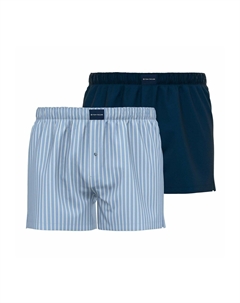 Шорты-боксеры 2ER PACK WESTSIDE C, KARIERT, синий Tom tailor