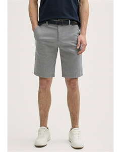 Шорты STRETCH MIT GÜRTEL, серый Tom tailor