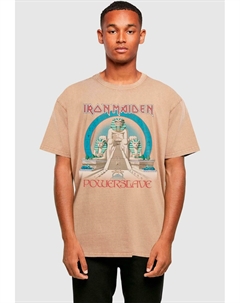 Футболка с принтом POWERSLAVE - WORLD SLAVERY TOUR EGPYT, бежевый Merchcode