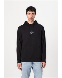Толстовка с капюшоном OUTLINE FLAG SCRIPT HOODIE UNISEX - Sweatshirt, черный Tommy hilfiger