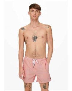 Шорты для плавания TED SEERSUCKER, лосось Only & sons