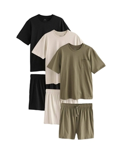 Пижама SET 3 PACK - Pyjama set, черный Next