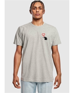 Футболка с принтом BANKSY - LOVE RAT, светло-серый Merchcode