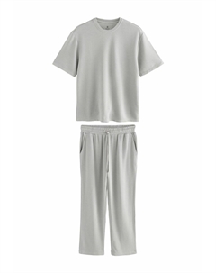 Пижама REGULAR FIT - TEXTURED SET - Pyjama set, серый Next