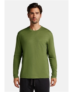 Лонгслив M MER TECH LITE III LS POCKET TE, оливковый Icebreaker