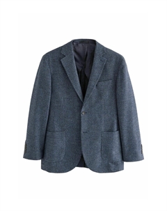 Пиджак-блейзер REGULAR FIT CHECK, синий Next