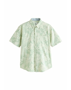 Рубашка REGULAR FIT - TEXTURED FLORAL PRINT SHORT SLEEVE, зеленый Next