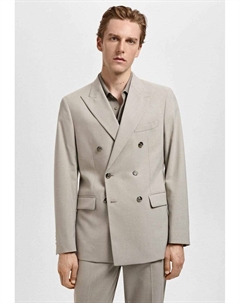 Пиджак-блейзер MONACO DOUBLE BREASTED - Suit jacket, бежевый Mango