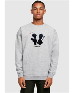 Толстовка BANKSY - BOY MEETS GIRL CREWNECK, серый Merchcode