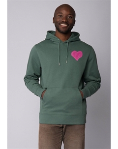 Толстовка PINK HEART - Hoodie, темно-зеленый Watapparel