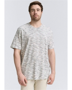 Футболка с принтом PLUS SIZE MIT MUSTER, серый Tom tailor