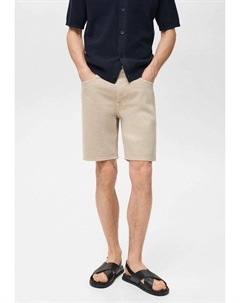 Джинсовые шорты, песочный Mango