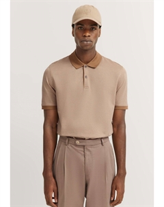 Рубашка поло, серо-коричневый Bugatti