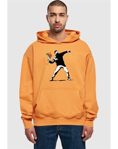 Толстовка BANKSY - LOVE IS IN THE AIR ULTRA HEAVY - Hoodie, оранжевый Merchcode