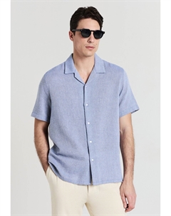 Рубашка BOWLING UNITA, цвет Celeste Melange Calliope