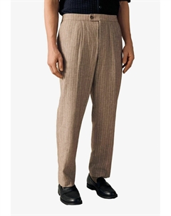 Брюки REGULAR FIT-STRIPE ELASTICATED BACK, бежевый Next