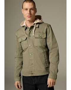 Джинсовая куртка REGULAR FIT - HOODED, зеленый Next