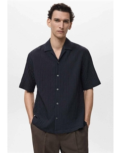 Рубашка, темно-синий Mango