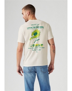 Футболка с принтом RELAXED FIT TEE, кремовый Levi's®