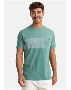 Футболка с принтом SPRINGS, зеленый Indicode jeans