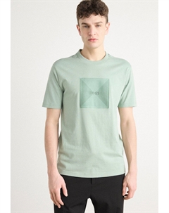 Футболка с принтом TEE LOGO, зеленый Boss