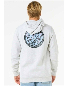 Толстовка на молнии WETTIE PASSAGE ICON, серый Rip curl