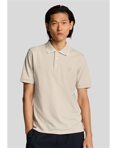 Рубашка поло SS TIPPED SUPERFINE, кремовый Lyle & scott
