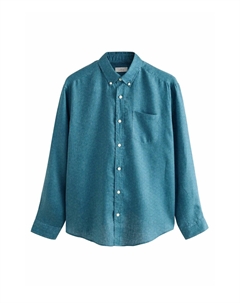 Рубашка REGULAR FIT-SIGNATURE PRINTED LONG SLEEVE, синий Next