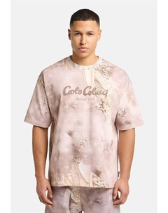 Футболка с принтом, бежевый Carlo colucci