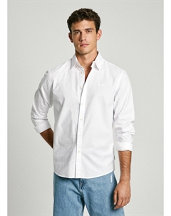 Однотонная рубашка Phil белый Pepe jeans