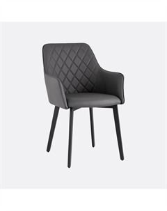 Стул из экокожи серый So'home