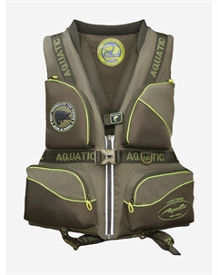 Жилет страховочный ЖС-02Х для рыбалки, Зеленый Aquatic
