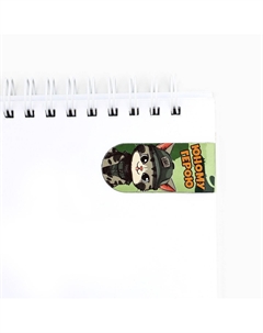 Подарочный набор, закладка магнитная и блок бумаги, 30 листов Artfox