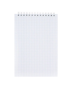 Блокнот а5, 80 листов в клетку, на гребне Calligrata