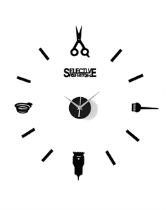 Часы настенные интерьерные, 3d Nobrand