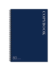 Тетрадь a4, 80 листов в клетку, на гребне Calligrata