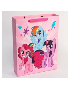 Пакет подарочный, 31×40×9 см, упаковка, my little pony Hasbro