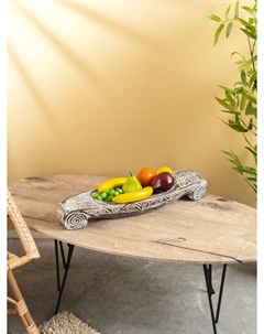 Поднос декоративный, 60×18×9 см, дерево Nobrand