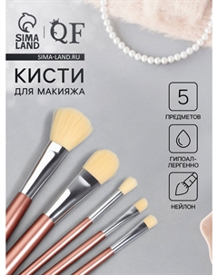 Набор кистей для макияжа pastel blush, 5 шт., розовый Qf