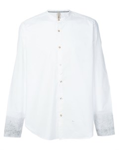 Dnl рубашка с принтом на манжетах 39 белый Dnl