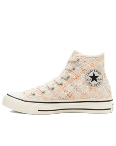 Кеды (WMNS) Chuck Taylor All Star High 'Boho Crochet', кремовый Converse