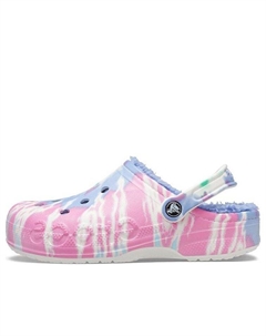 Шлепанцы Classic Clog Tie Dye Printing Multi-Color Unisex Slippers, разноцветный Crocs