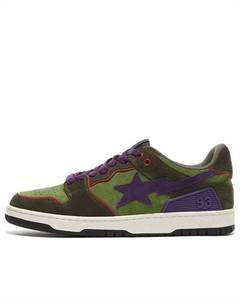 Кроссовки Bape sta Sk8 'Green Dark Purple', зеленый A bathing ape®