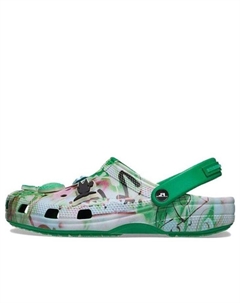 Сандалии x Futura Laboratories Classic Clog 'Green Ivy', разноцветный Crocs