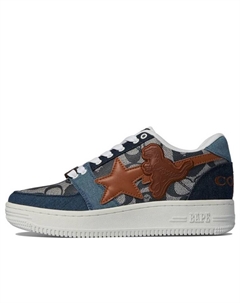 Кроссовки x Coach Bape sta M2 Low 'Denim', синий A bathing ape®