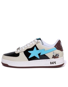 Кроссовки x Marvel Bape Sta 'Cream Black Blue', черный A bathing ape®