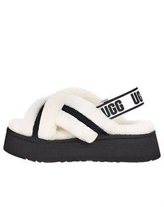 Сандалии (WMNS) Disco Cross 'White Black', белый Ugg